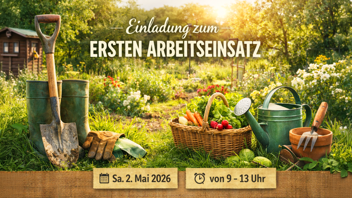 Ein neues Gartenjahr beginnt.